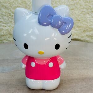 New Hello Kitty Soap Dispenser Full Body White Pink Purple Bow Home Decor Sanrio